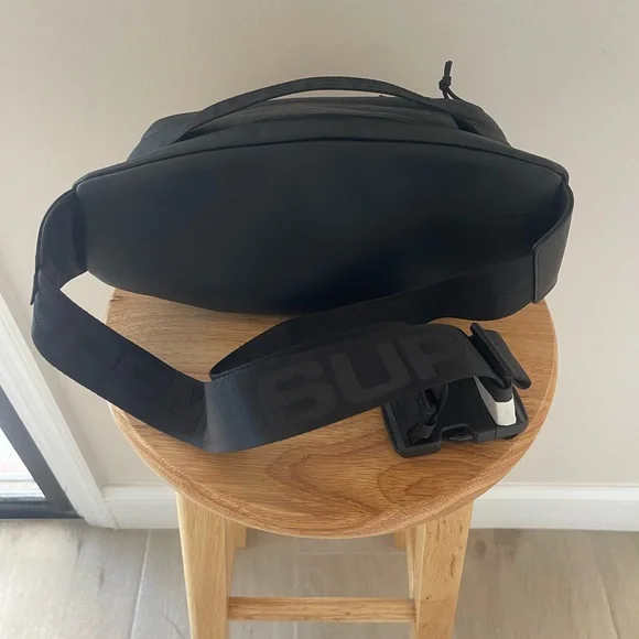 Supreme Leather Waist Bag Black (Brand New)